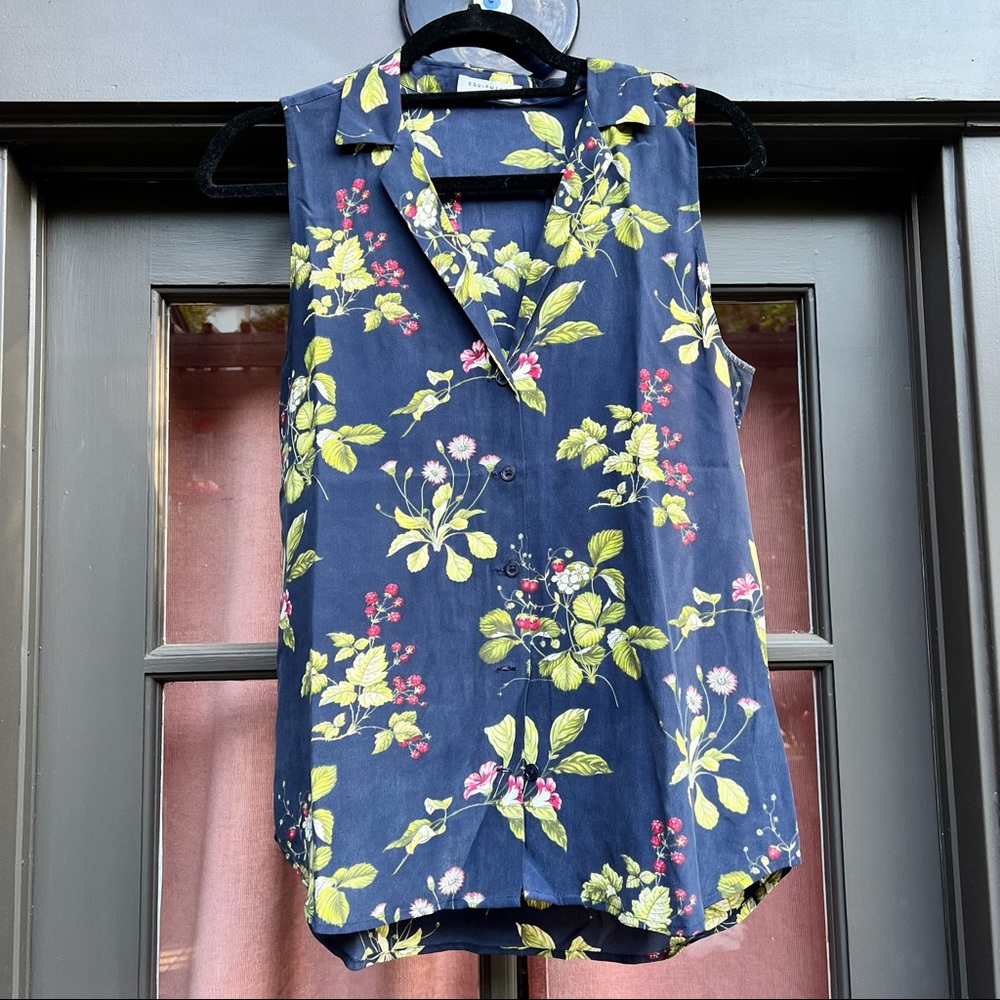 ⚡️⚡️PRICE DROP⚡️⚡️ Equipment Silk No Sleeve Blouse